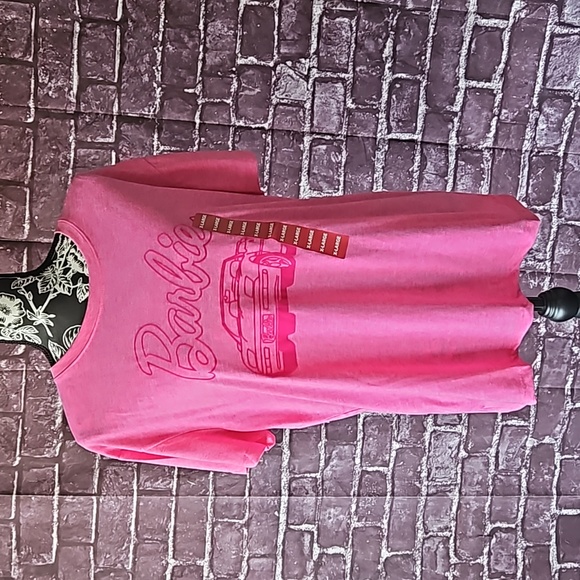 Barbie Tops - 💘 Barbie Hot Pink Graphic T-shirt  with Car Barbiecore XL